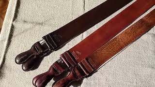 Horsehide ShellCordovan Malewski Razor and Strop Part 1 [upl. by Ikin]