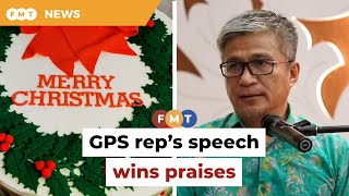 ‘In Sarawak we celebrate everything’ GPS rep’s speech wins praises [upl. by Prouty]