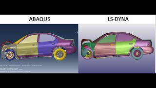 Crashworthiness Simulations Comparing LSDYNA and ABAQUS [upl. by Donahue]