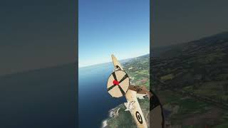 Homemade Spitfire Crashes into the Sea AH spitfire 5 Aircraft MSFS2020 [upl. by Aneehsor153]