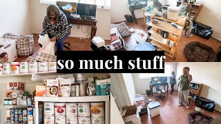 decluttering doom bags and setting up a prepper pantry 🏡✨😍 [upl. by Vernon]