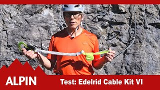 Test 2021 Edelrid Cable Kit VI  Klettersteigset  ALPIN  Das Bergmagazin [upl. by Yasnil]