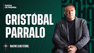 Cristóbal Parralo entrenador del Racing Club Ferrol fala na previa do EldenseRacingFerrol [upl. by Noseimaj]