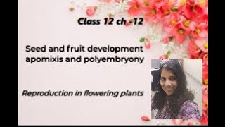 Seed and Fruit Development Apomixis and Polyembryony  CBSE class 12 [upl. by Ellicec280]