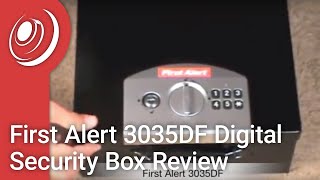 First Alert 3035DF Digital Security Box Review [upl. by Thetis794]