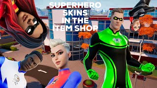 NEW CUSTOM SUPERHERO SKINS IN THE ITEM SHOP Joltara Skin Gameplay  Superhero Skin  Fortnite [upl. by Vudimir]