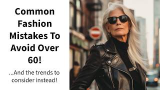 Fashion Mistakes To Avoid Over 60 Fashion Trends To Consider Instead [upl. by Ahsienaj]