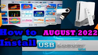 How to Play Games on the Wii using USB USBLOADERGX tutorial Working May 2023 [upl. by Astrahan]