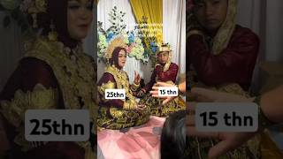 pengantin viral beda usia‼️‼️pengantinviral pengantin nikah wedding viraltiktok salahmusendiri [upl. by Annair501]