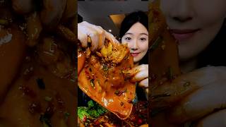 Chinese Eating Mukbang   ASMR Eating Show🍜 Fat Meat Pork Fat Pork Belly 🍜Noodles🍜 😊 shorts [upl. by Dnomra]