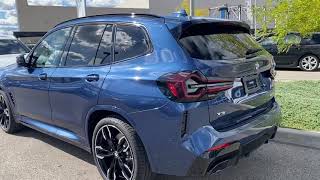 2022 BMW X3 M40i ALL NEW LCI Pythonic Blue with Cognac interior [upl. by Arias]