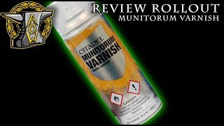 Review RollOut Citadel Munitorum Varnish [upl. by Adnertal]