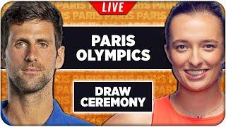 Paris Olympics 2024 • Draw Ceremony • LIVE Tennis Reaction Stream [upl. by Drews913]