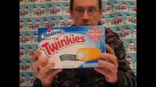 Hostess Twinkies First Batch 71313 Review  Twinkies Return at Walmart [upl. by Iaverne]