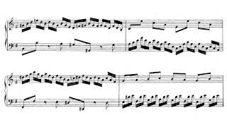 JS Bach El clave bien temperado I Preludio nº 15 en Sol mayor Partitura on line [upl. by Idleman]