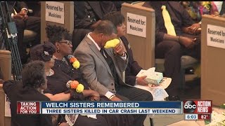 Family and friends remember sisters killed in car crash [upl. by Aselehc967]