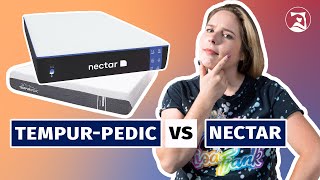 TempurPedic Vs Nectar Mattress  Which Should You Choose [upl. by Adnocahs]