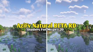 AziFy Natural BETA RD Shaders Mcpe 120 Free Download Shaders Minecraft Pe Mirip RTX Java Ringan [upl. by Atikaj]