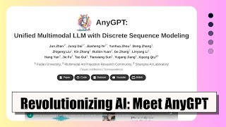 Breaking Boundaries AnyGPT  The Multimodal Language Model Revolutionizing AI [upl. by Hyacintha]