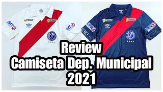 N°65  Review Camiseta Deportivo Municipal 2021  Liga1 Betsson  futbolperuano [upl. by Wenn271]