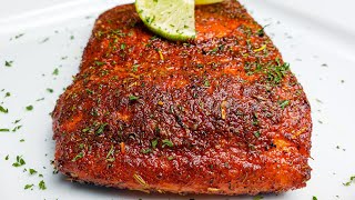 Only 3 Ingredients CRISPY Oven Baked Salmon Recipe in 15 minutes [upl. by Bohrer]