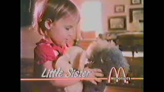 1983 McDonalds Little Sister Commercial [upl. by Alderson]