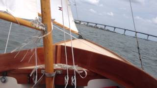 Herreshoff Doughdish Sailing hull 349 [upl. by Maxine403]