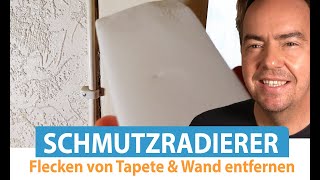 Schmutzradierer im Test  Flecken von Tapete amp Wand entfernen  Buntstifte Filzstifte amp mehr [upl. by Tima260]