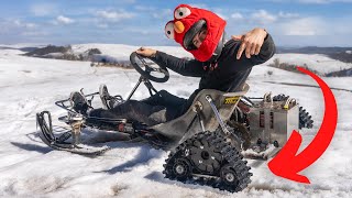 Sleeper Go Kart gets Tracks and Skis [upl. by Repsag600]