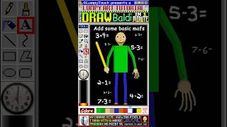 Draw Baldi from Baldis Basics 1 MINUTE Art Tutorial [upl. by Mulligan993]