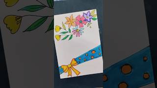 Front page decoration project work design border art satisfying trending shorts [upl. by Assyla]