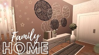 Bloxburg One Story FAMILY House 65k Speed Build [upl. by Ardnas]