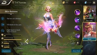 EVOS Wiraww  Telannas Valentine SKIN  Gameplay [upl. by Nosecyrb]