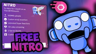 HOW TO GET FREE DISCORD NITRO FOR 1 YEAR 2024 [upl. by Randal582]