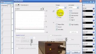 Galvanostat Mode Electrochemistry eDAQ Potentiostat [upl. by Oreves356]