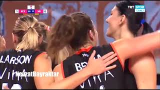 Maja Ognjenovic and Tijana Boskovic  Eczacibasi VitrA vs Vakifbank [upl. by Jamila]