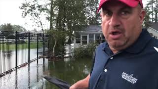 Flooding in White Lake NC Hurricane Florence September 17 2018 [upl. by Aldred]