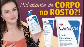 Hidratante de corpo para o rosto  Resenha da Loção Hidratante da Cerave  Opinião de Esteticista [upl. by Helas]