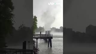 Tromba de agua sorprende en Australia video [upl. by Pandora626]