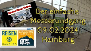 REISEN und CARAVANING Messe Hamburg Unser einfacher Messerundgang wohnmobil caravan Reisen [upl. by Aldos]