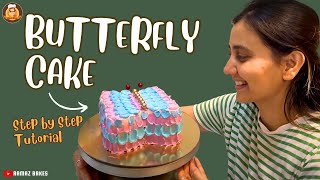 Stunning Butterfly Cake Design 🦋 Perfect for Birthdays  Trending Cake [upl. by Olin]