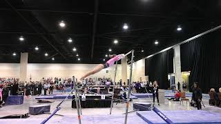 2024 Level 10 Nationals  Bars 17th AA [upl. by Enaasiali]