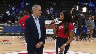 Wizards Donate Life Night PreGame Interview with Dr Jose Figueiro [upl. by Horst]