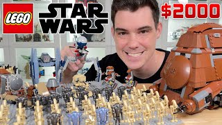 Building my LEGO Star Wars DROID ARMY with 2000 on Whatnot [upl. by Aneekal]