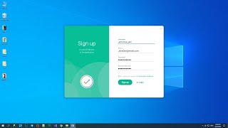 C WPF UI  How to Design Sign Up Form by Material Design Toolkit in WPF [upl. by Macy]