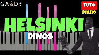 Dinos  Helsinki  Piano Cover Tutorial   GaampDr Piano [upl. by Langan]