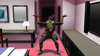 MMD Male Glyphic Fortnite emote ripped Motion DL [upl. by Kyriako]