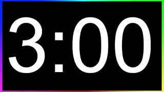 Minuteur 3min ALARME🚨 Compte à Rebours 3 Minutes Minuterie 3 MinutesDécompte 3min [upl. by Oremar633]