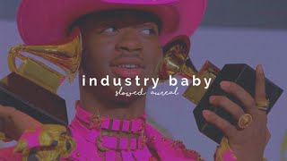 lil nas x  industry baby slowed  reverb [upl. by Kati]