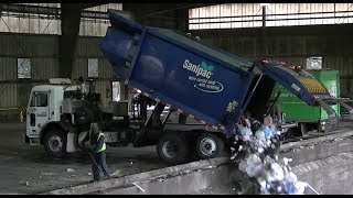 Garbage Trucks Unloading  Part 3 [upl. by Iphigeniah837]